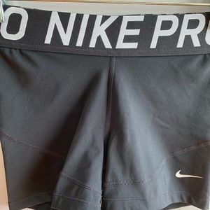 Nike exercise shorts.